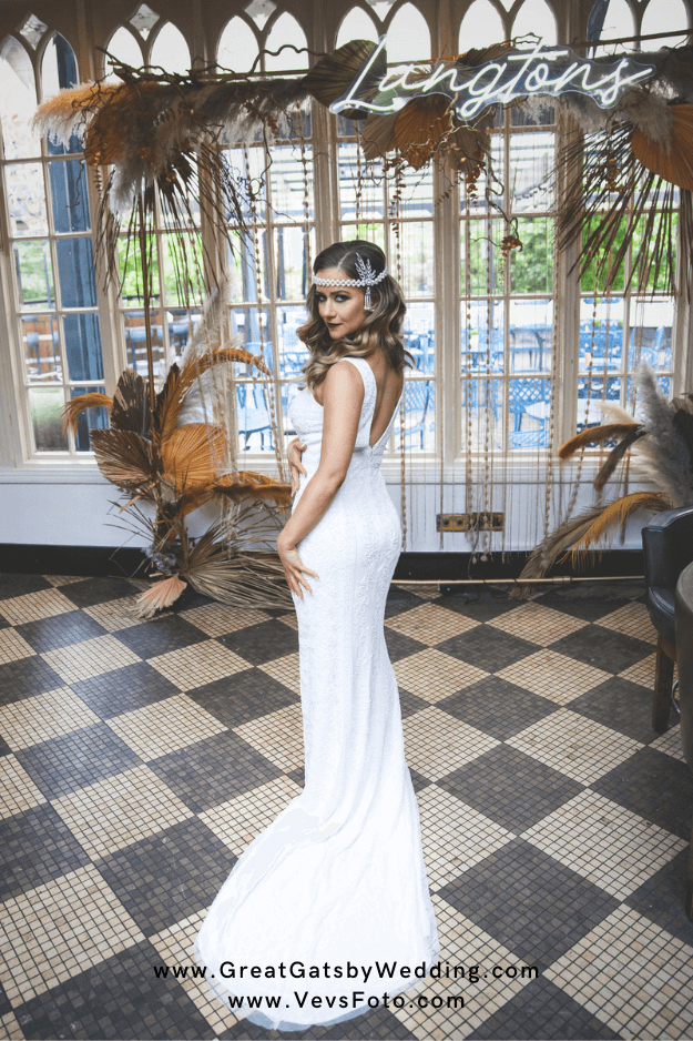 Great Gatsby Wedding Dress - Theia couture bridal